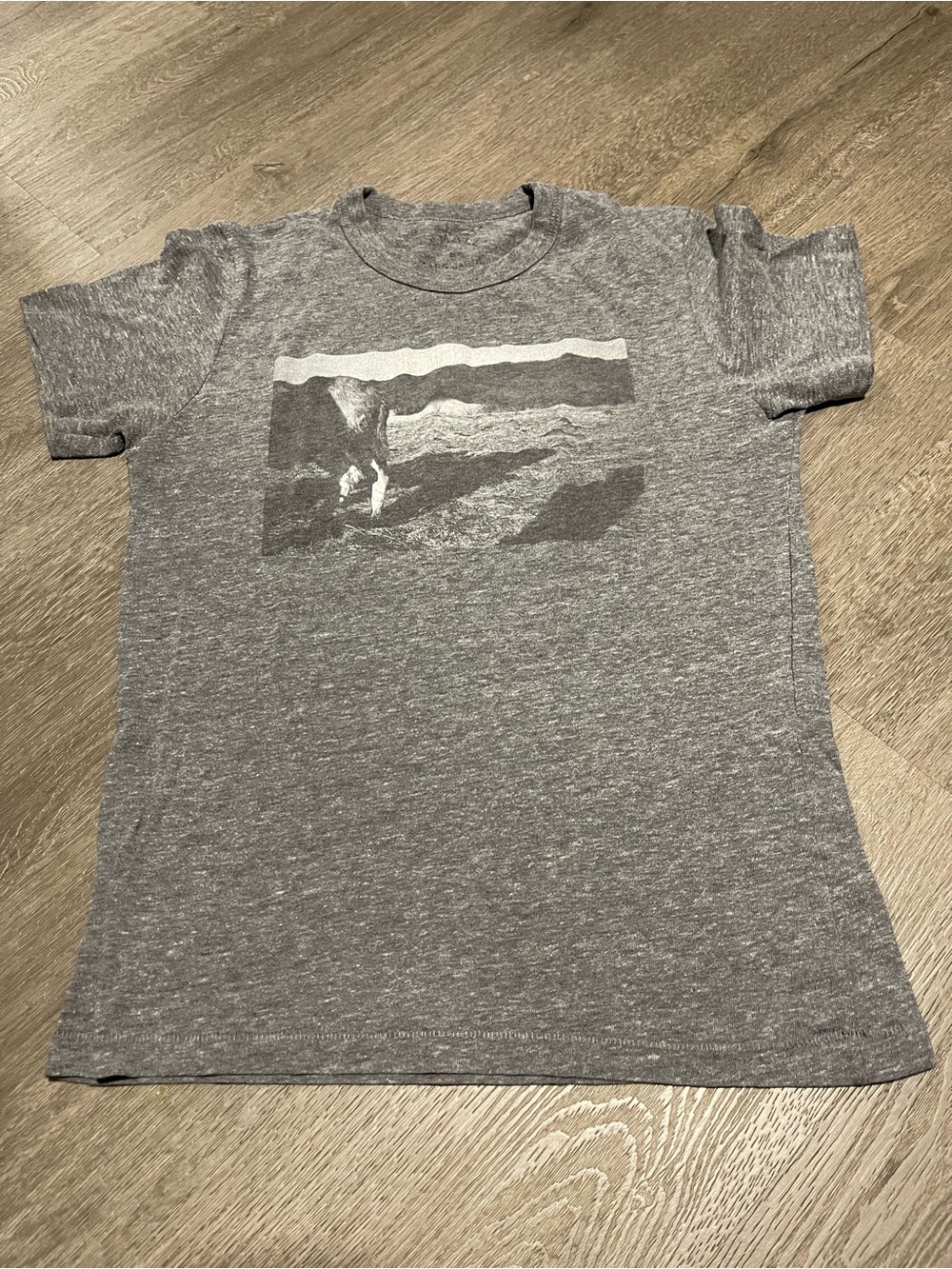 Marc Jacobs Gray Short Sleeve Graphic Crew Tee